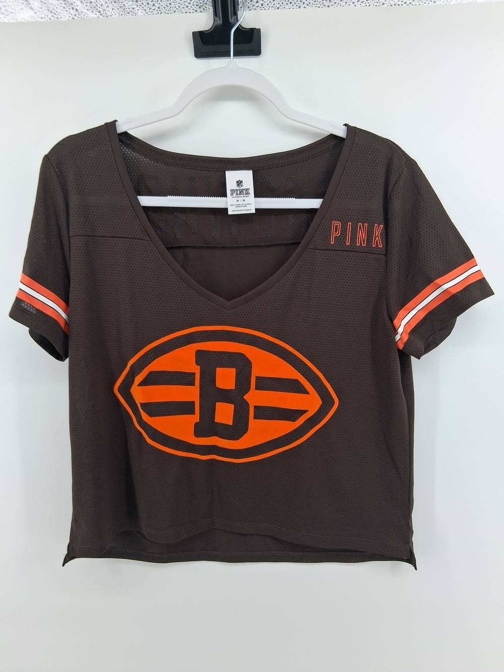 Cleveland Brownd PINK Victoria's Secret Crop Top